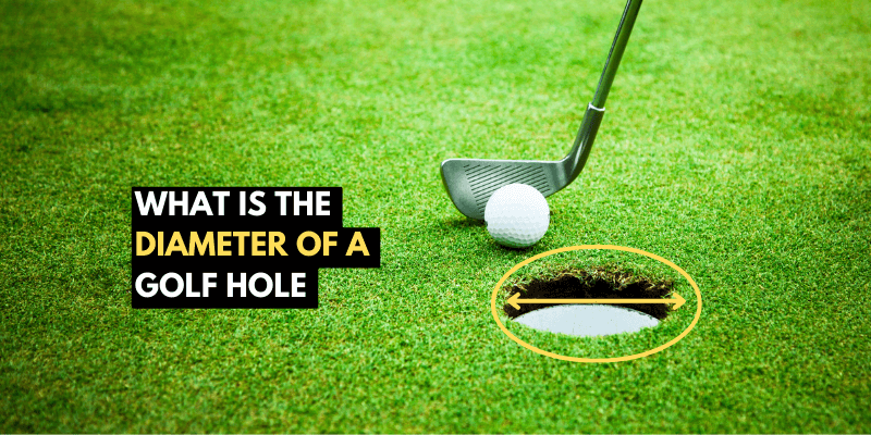 what is the diameter of a golf hole